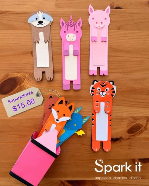 Separadores de animalitos hechos a mano