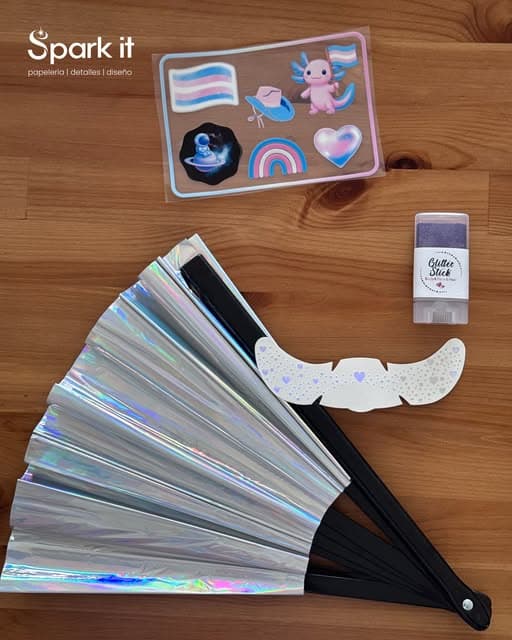 Kit abanico + stickers